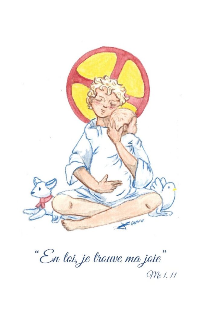signet baptême petit Jésus